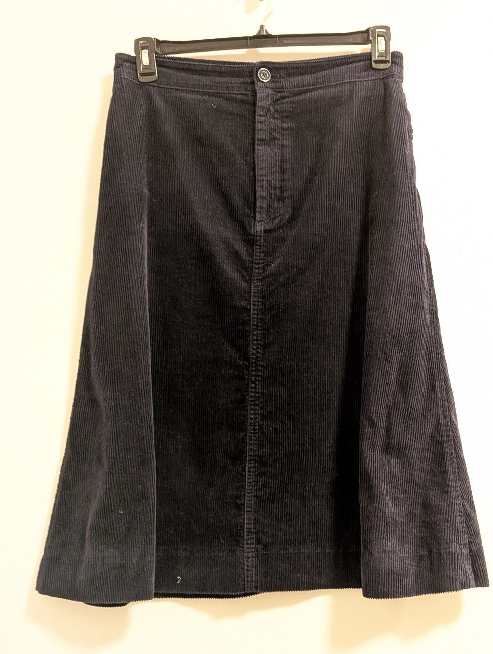 Uniqlo Navy Corduroy A-Line Skirt - Women's